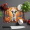 Edge Collections - 15" x 12" - Multicolor - Jack Russell Terrier Glass Cutting Board - 1 Piece